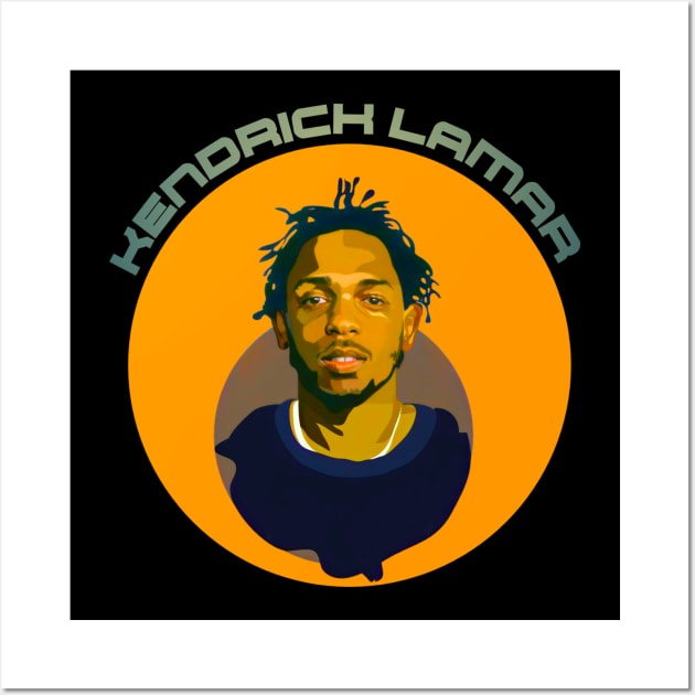 Kendrick lamar t-shirt Wall Art by Tomblo